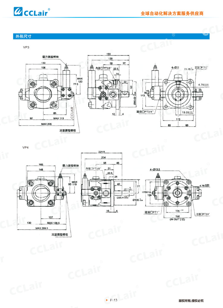 VP3、VP4系列中壓變量葉片泵-2
