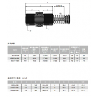 BDE64-50/100B，LEBDE64-50B，BDE64-50/100,LEBDE64-50，大型可調(diào)節(jié)液壓緩沖器BDE6425-64150